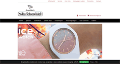 Desktop Screenshot of juweliersvanschoenwinkel.com
